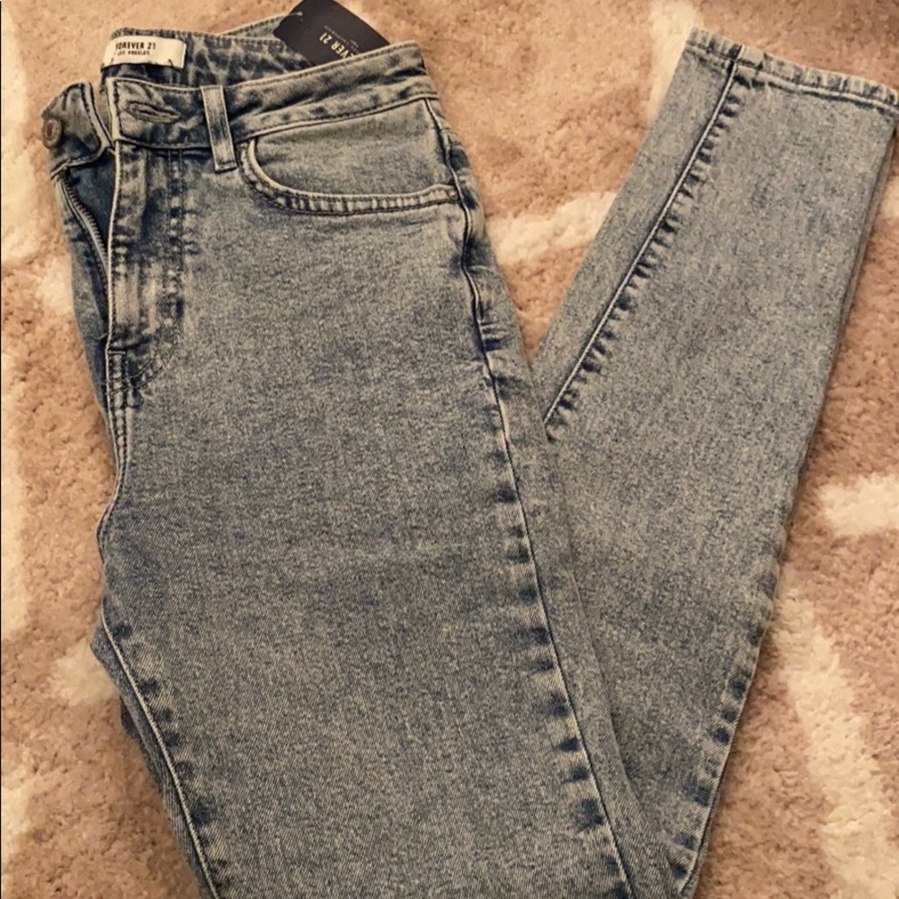 NWT F21 High Waisted Denim